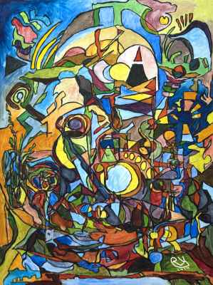 A 20140330 60x80 CanvasOil PYV Rainbow1403